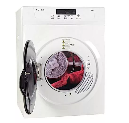 Pinnacle Compact RV Standard Dryer White w/ Silver Trim• 18-860