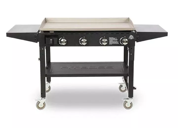 Pit Boss Standard 4-Burner Griddle with Side Shelves• 10554