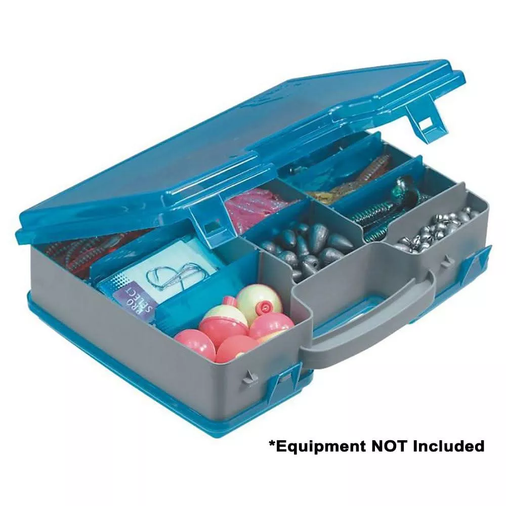 Plano Double-Sided Adjustable Tackle Organizer Large – Silver/Blue [171502]