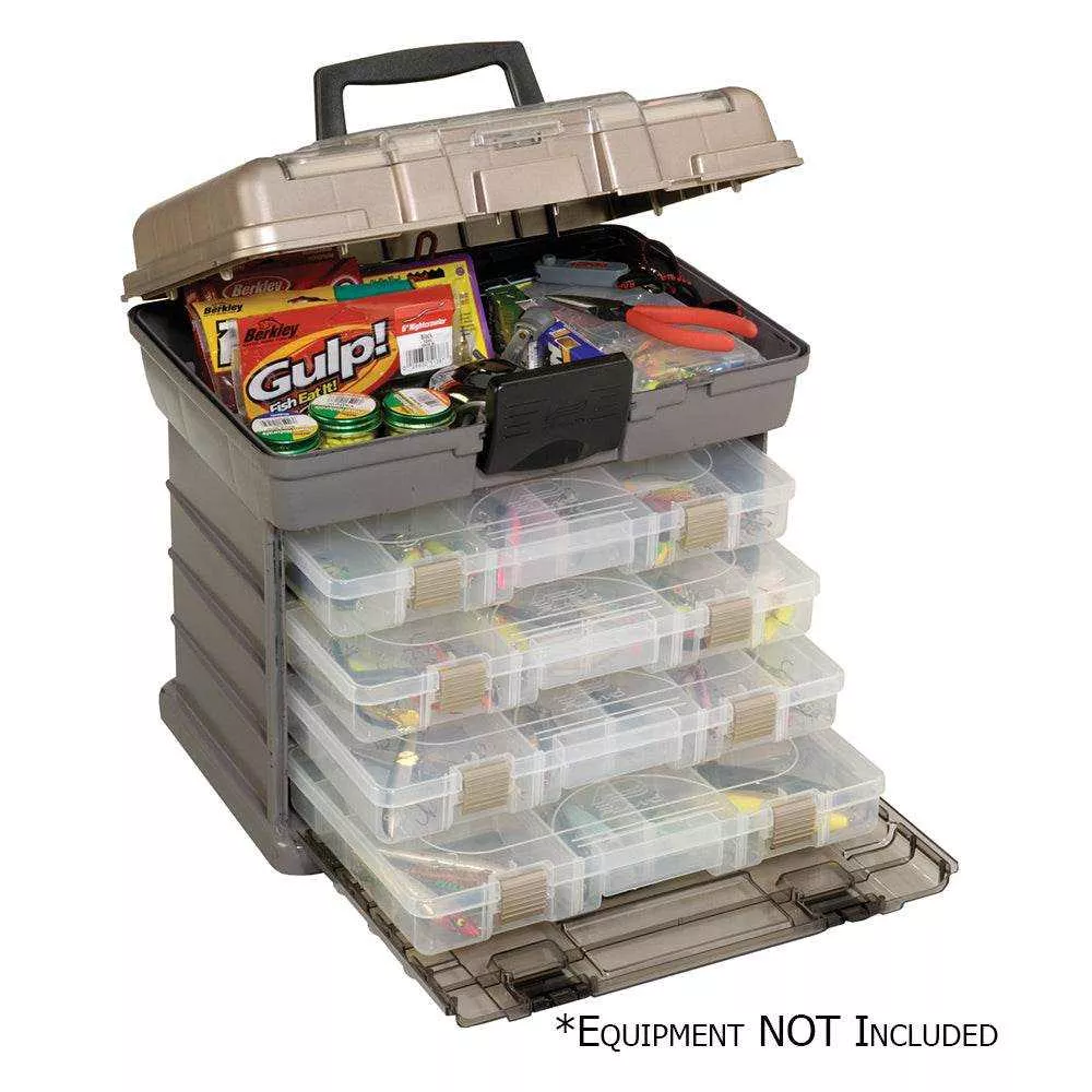Plano Guide Series™ Stowaway Rack Tackle Box System – Graphite/Sandstone | 137401