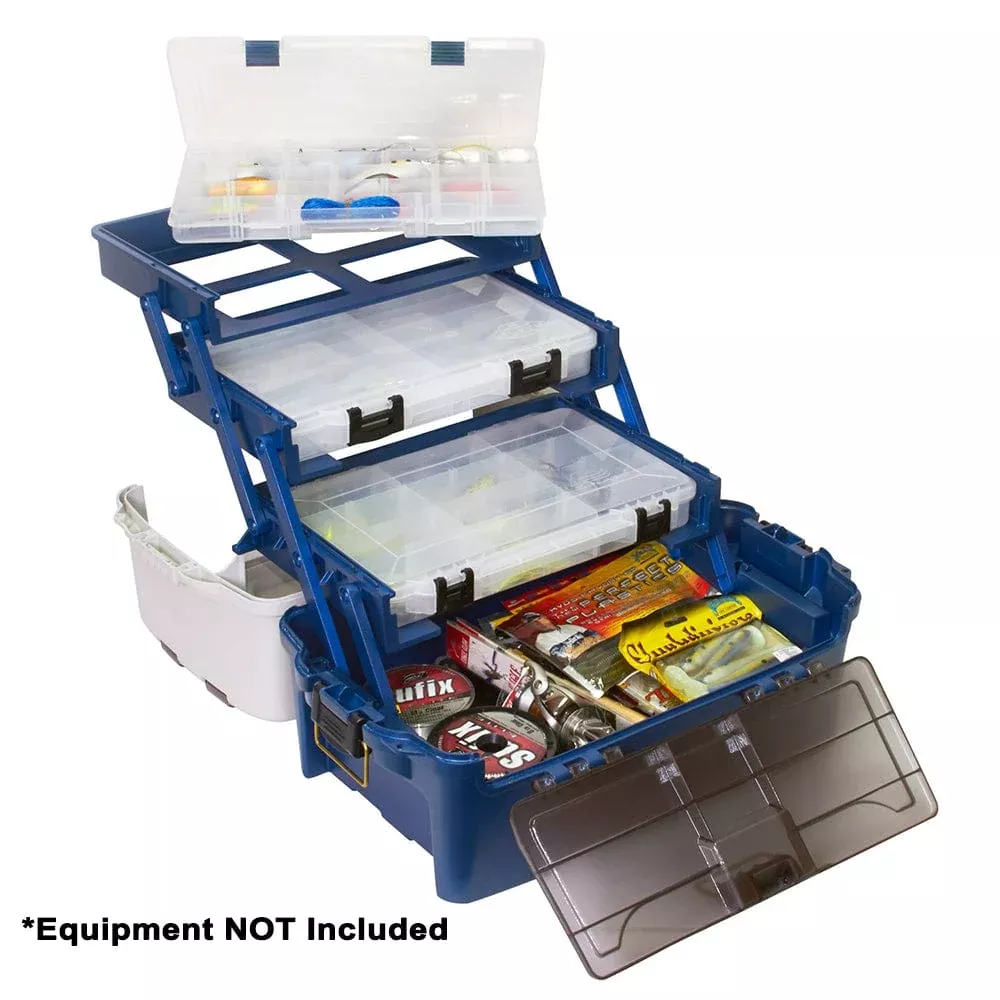 Plano Hybrid Hip 3-Stowaway Tackle Box 3700 – Blue
