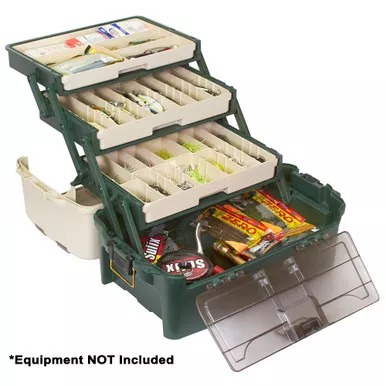 Plano Hybrid Hip 3-Tray Forest Green Tackle Box