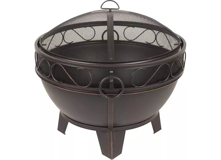 Pleasant Hearth 28″ Round Bellora Wood Fire Pit• OFW295R