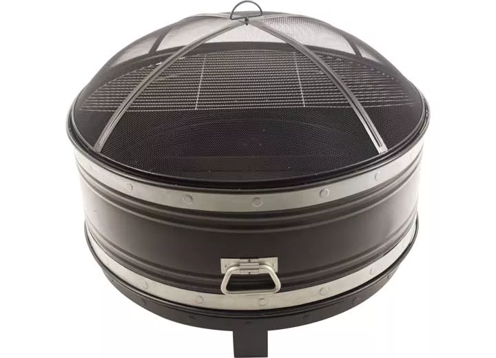 Pleasant Hearth 36″ Round Colossal Steel Wood Fire Pit• OFW651R