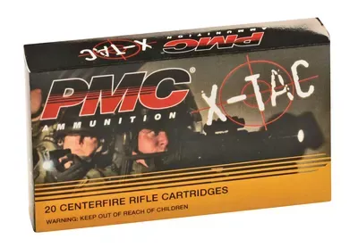 PMC X-Tac Ammunition 5.56mm NATO 55 Gr FMJ Boattail