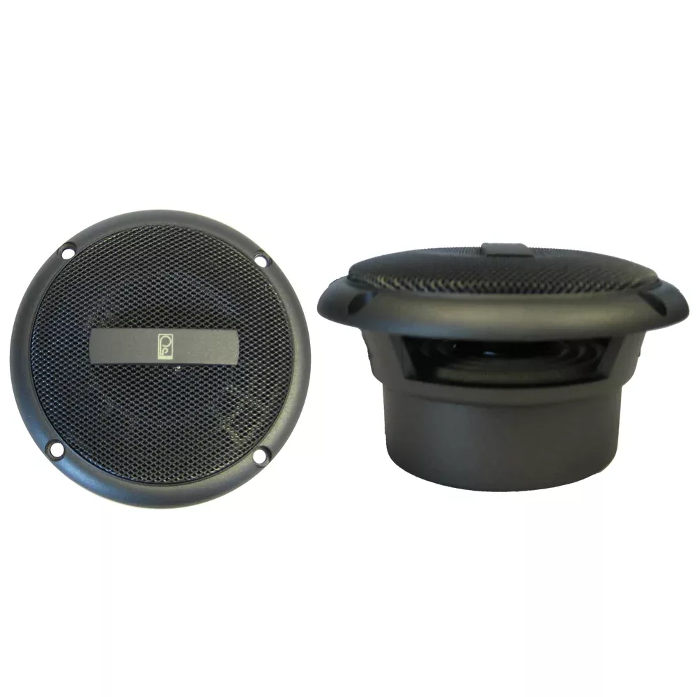 Poly-Planar MA-3013 3″ 60 Watt Round Component Speakers – Gray | MA3013G