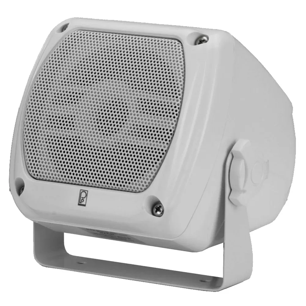 Poly-Planar MA-840 80 Watt Subcompact Box Speaker – White | MA840W