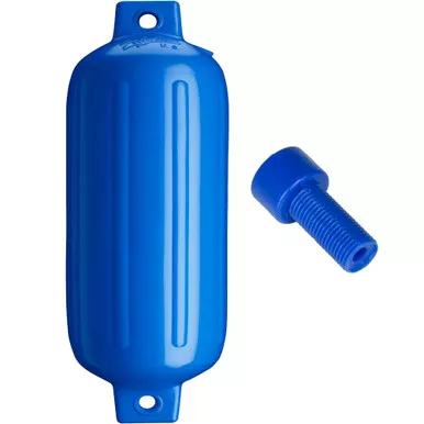 Polyform G-6 Twin Eye Fender with Adapter - Blue