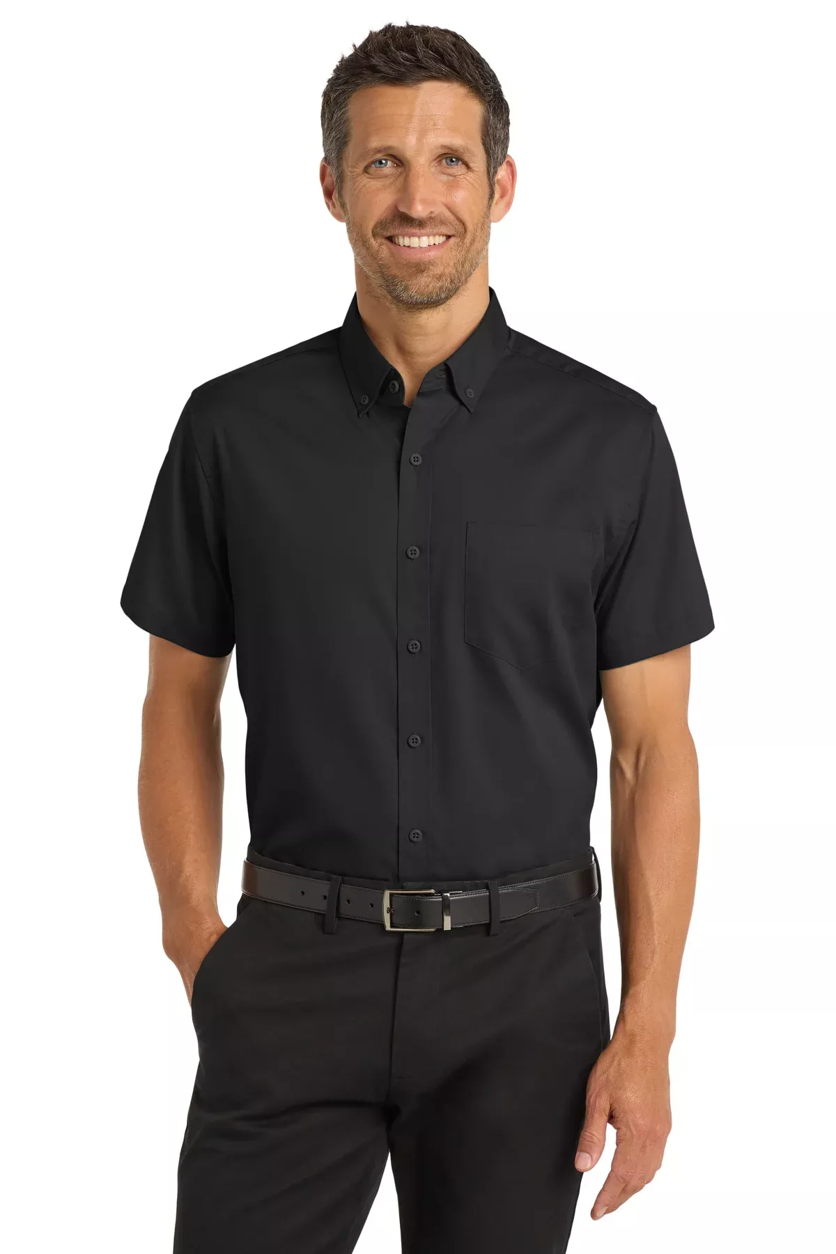 Port Authority Men's Short Sleeve SuperPro Twill Shirt