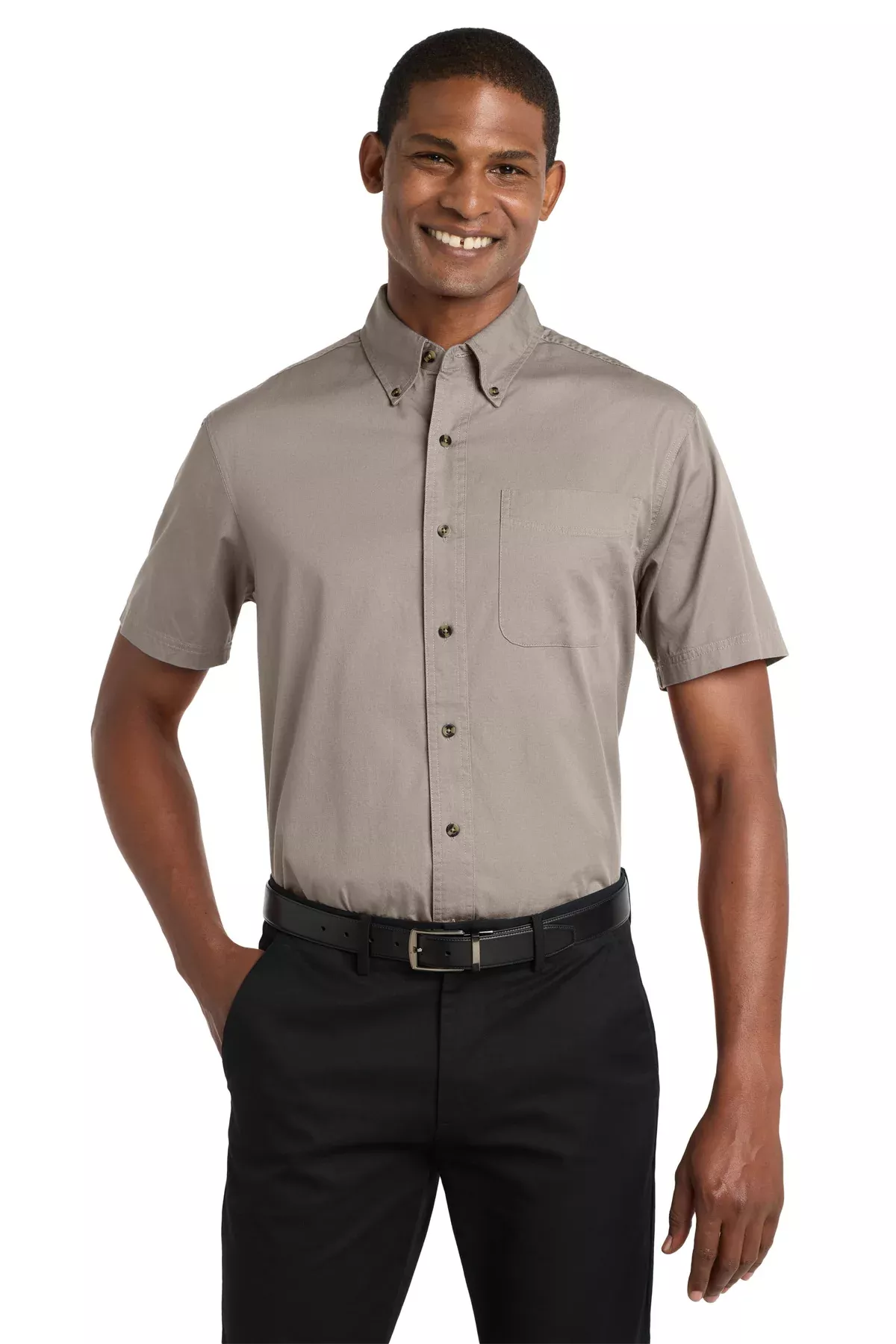 Port Authority Men's Short Sleeve Twill Shirt