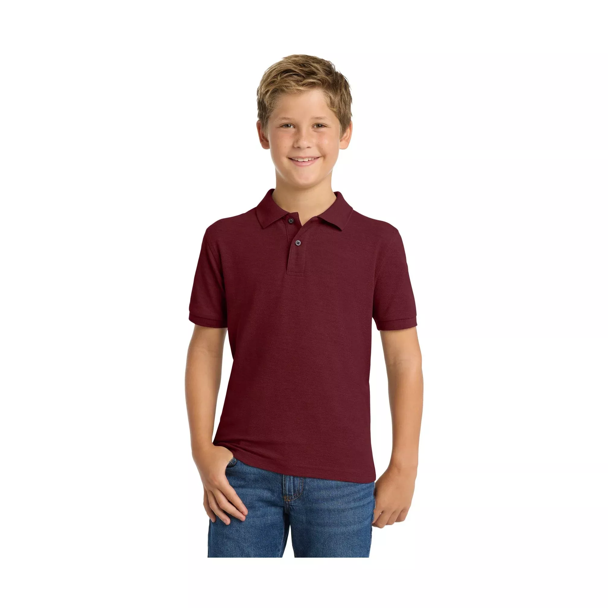 Port Authority Youth Silk Touch Polo