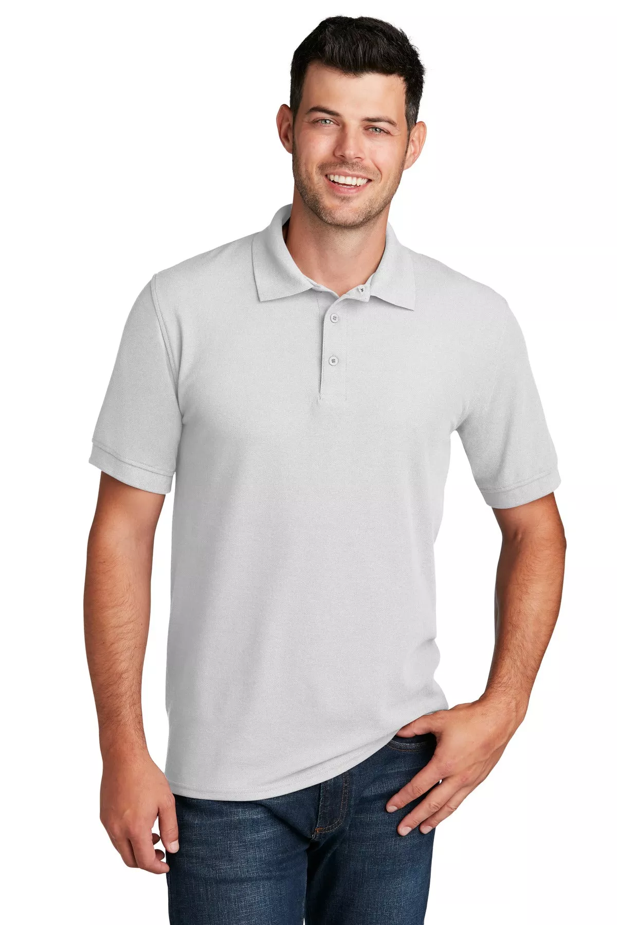 Port & Co Men's Core Blend Pique Polo