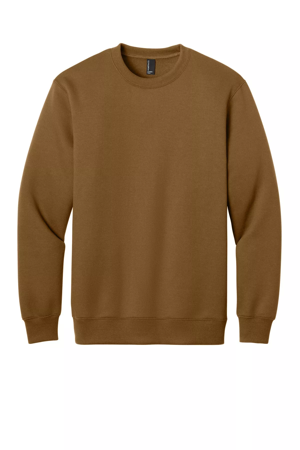 Port & Co Men's Foundation Fleece Pullover Crewneck Sweatshirt PC107