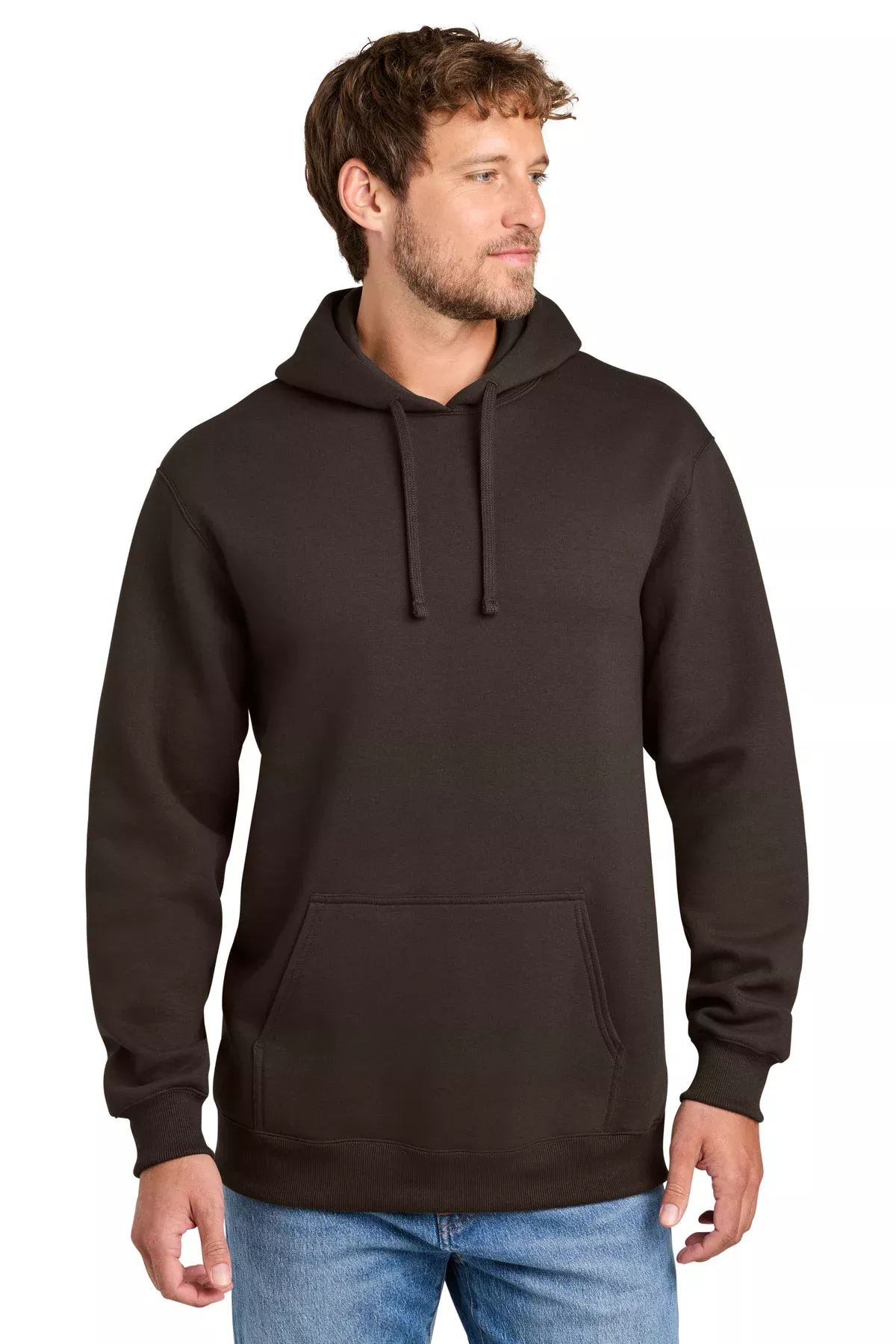 Port & Co Men's Foundation Fleece Pullover Hooded Sweatshirt PC107H