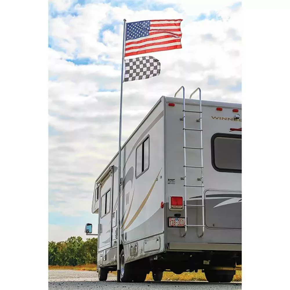 Portable 20' Telescoping Flagpole
