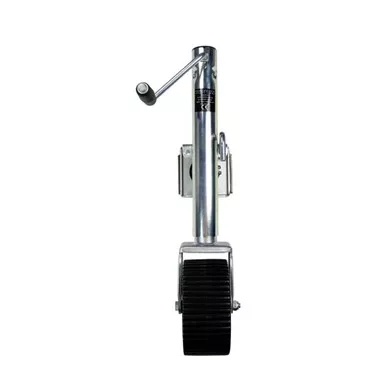 Powerwinch Utility 1,500 lb Single Wheel Wide Jack - Zinc