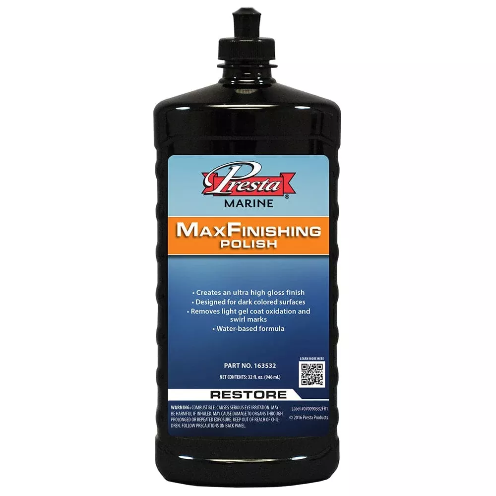 Presta MaxFinishing Polish – 32oz
