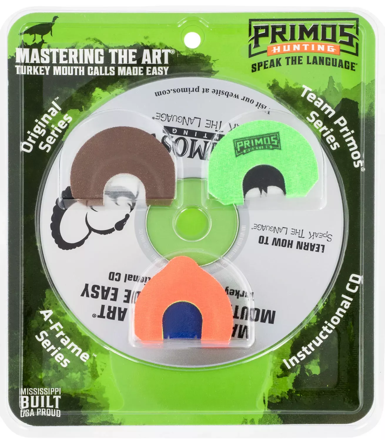 Primos Mastering the Art ofTurkey Mouth Call Pack with Instructional CD
