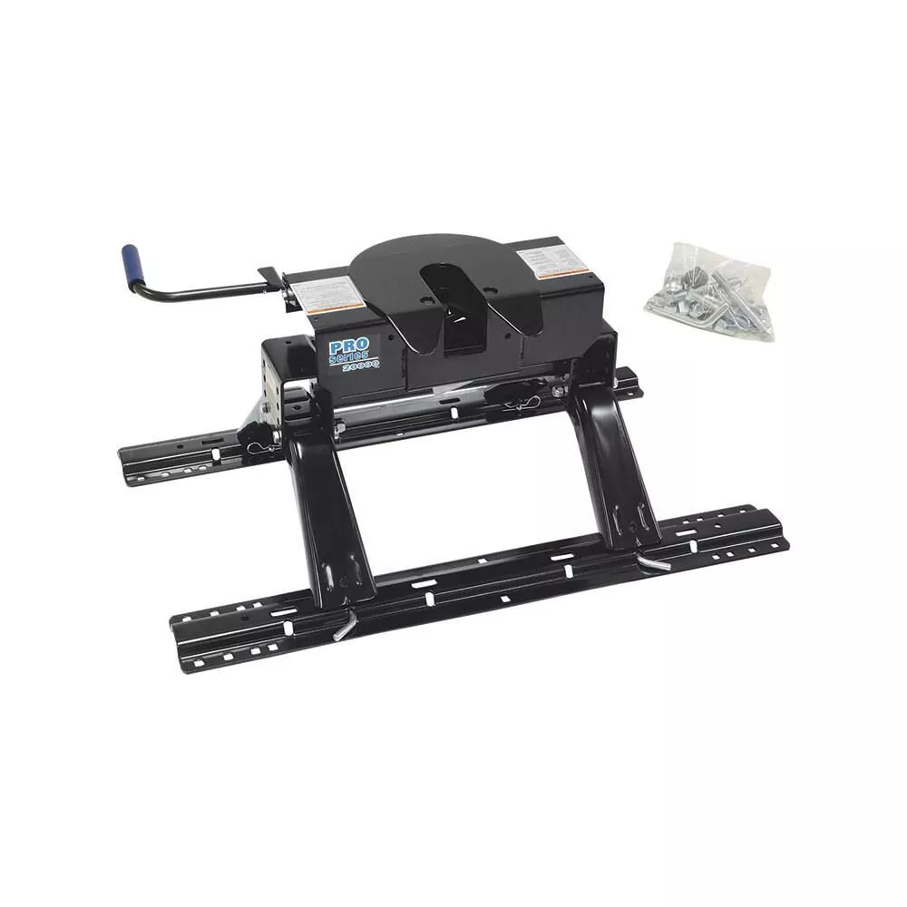 Pro Series 20K 5th Wheel Hitch with Base Rails