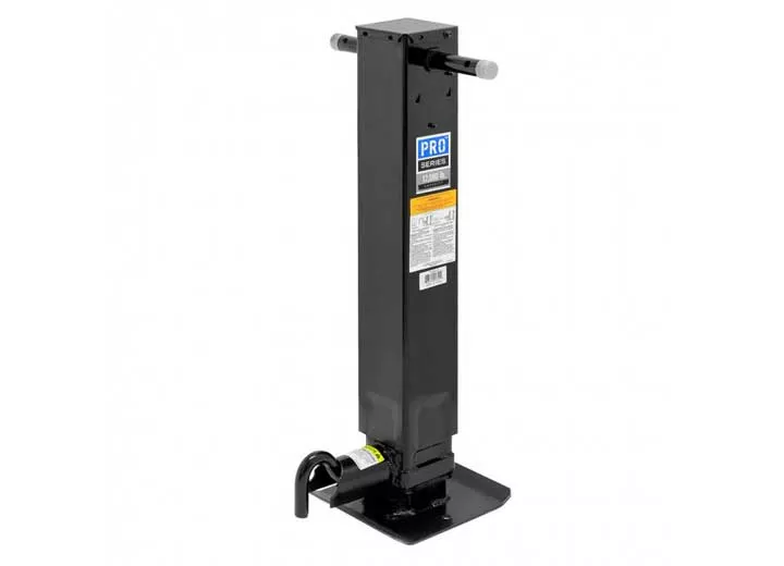 Pro Series Square Trailer Jack, No Mount, 12,000 lbs. Support Capacity, Sidewind, Weld-On, 12-1/2 Inch Travel• 1400990376