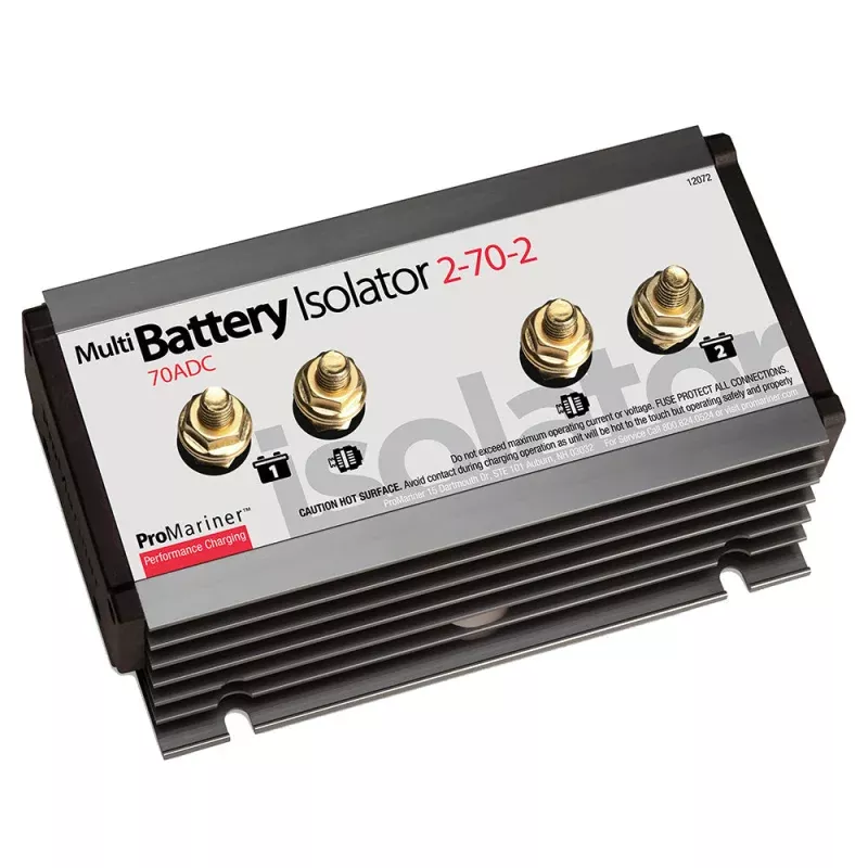 ProMariner Battery Isolator - 2 Alternator - 2 Battery - 70 Amp