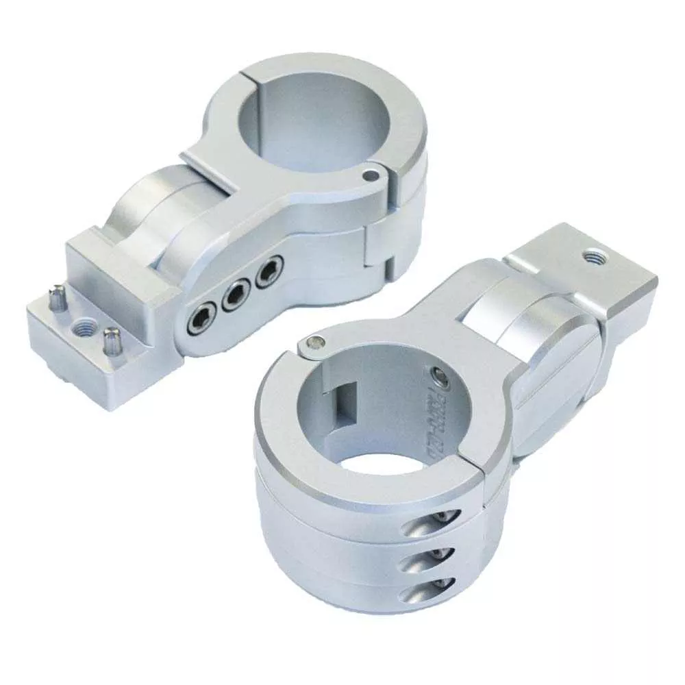 PTM Edge Board Rack Mounts - 2.38" Pipe Clamp - Silver - P13198-2380TEBCL