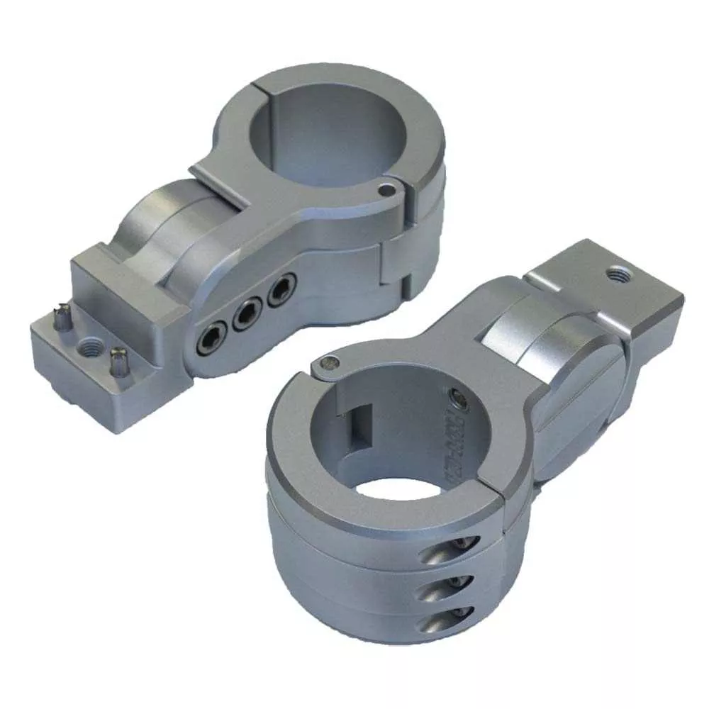 PTM Edge Board Rack Mounts - 2.5" Pipe Clamp - Grey - P13198-2500TEBGR