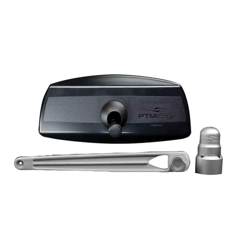 PTM Edge UCX-17 PRO Pontoon Mirror/Bracket Kit - Silver - P13157-170TEBCL