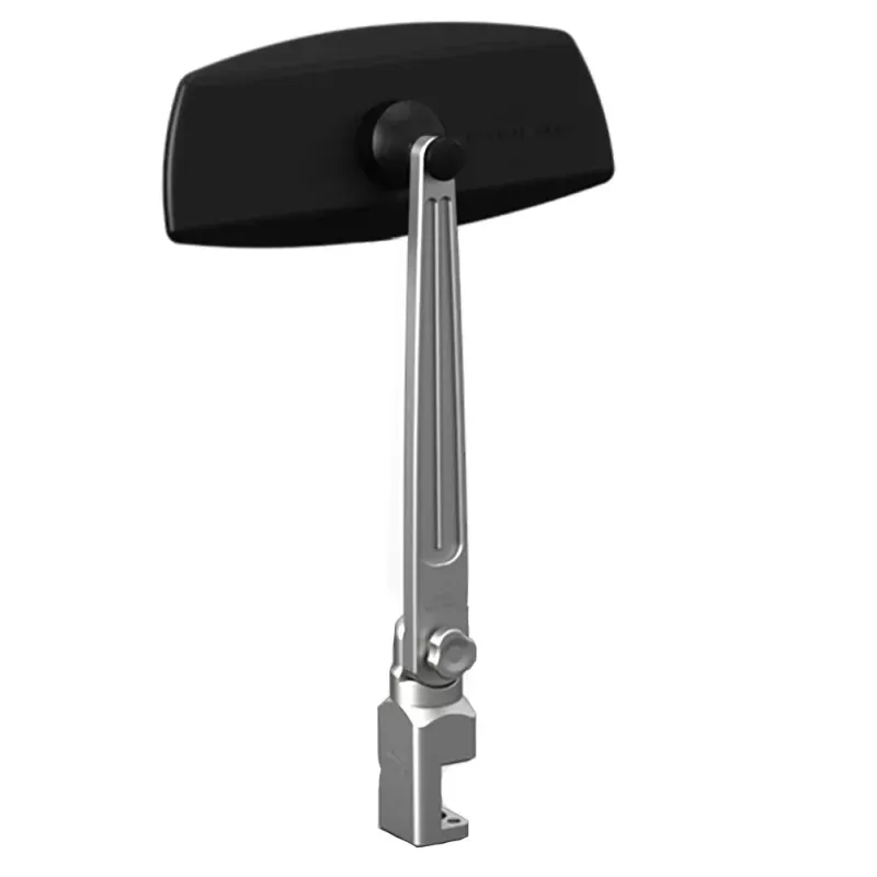 PTM Watersports Pontoon Mirror/Bracket Kit w/VR-100 ProPCX-200 (Silver)