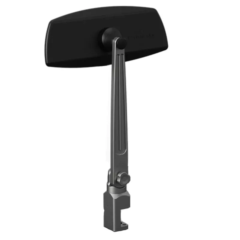 PTM Watersports Pontoon Mirror/Bracket Kit w/VR-100 ProPCX-200 (Titanium Grey)