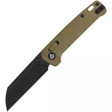QSP Penguin Glyde Lock Khaki FRN 4 inch Knife