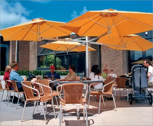 Quadruple Offset Umbrella by Paraflex