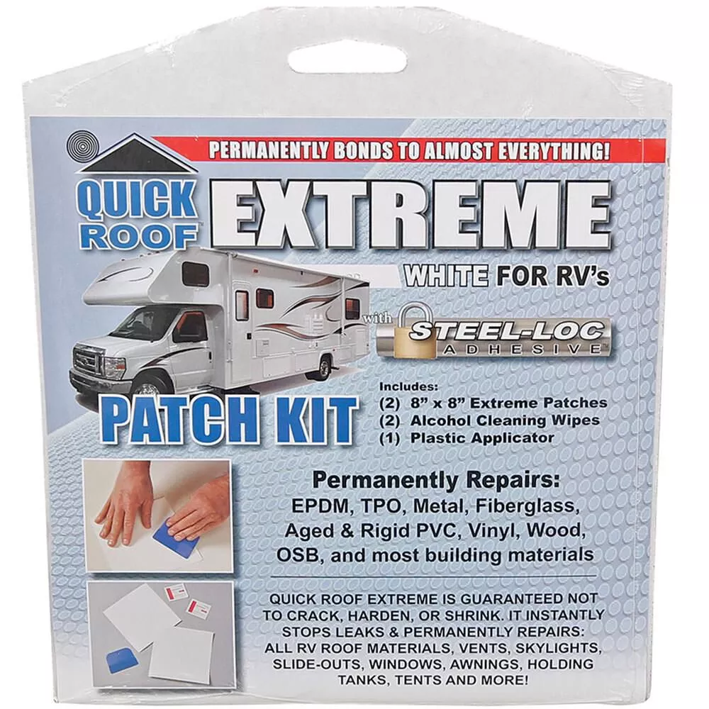 Quick Roof Extreme Patch Kit, 8” x 8”