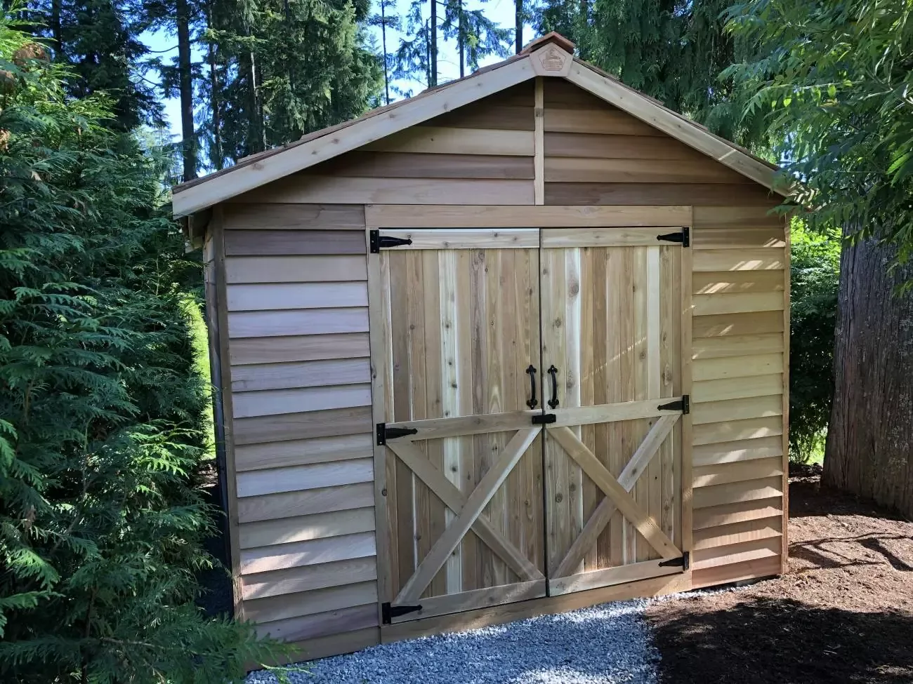 Rancher Wood Storage Shed - 10ft x 10ft