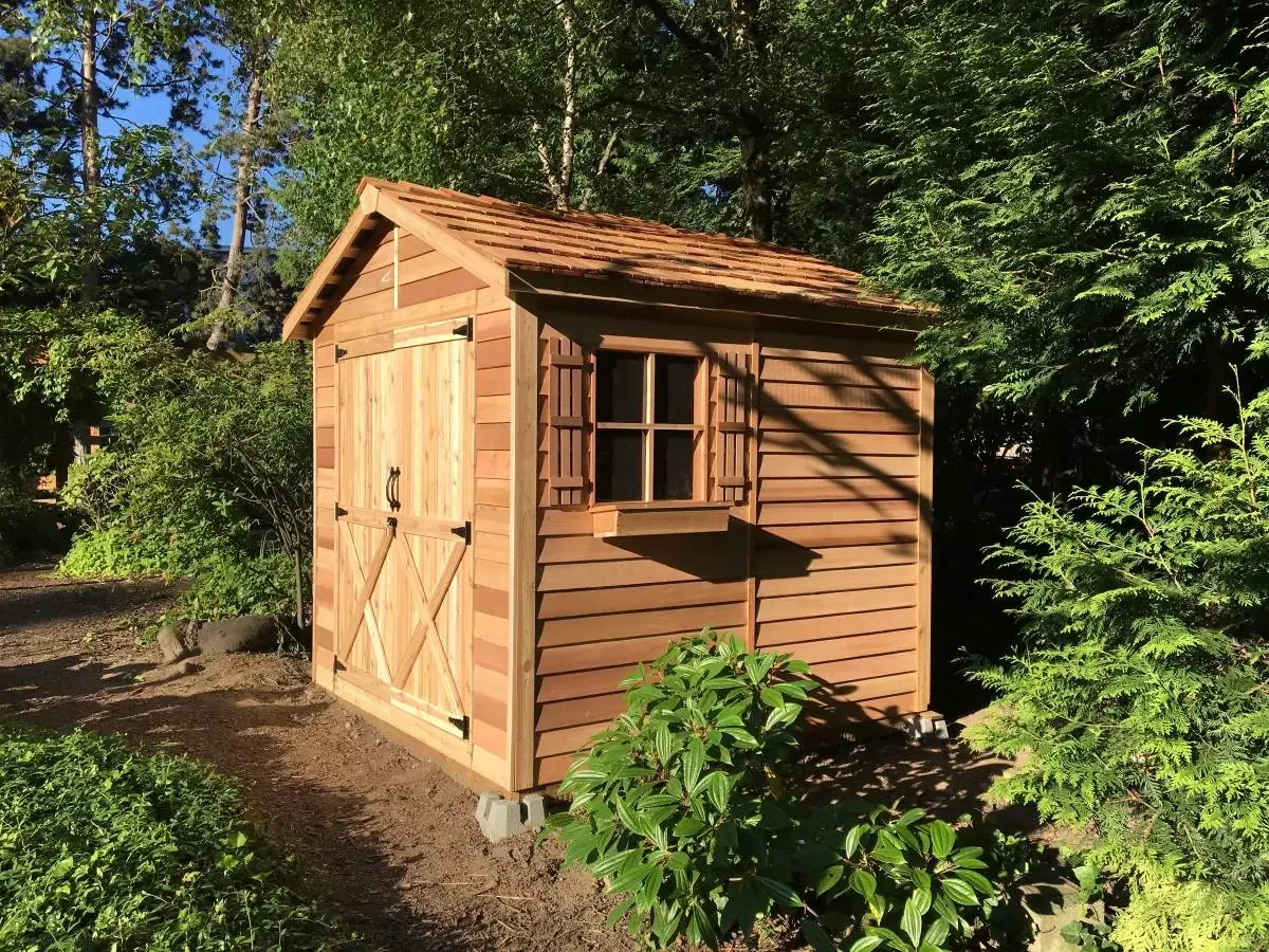 Rancher Wood Storage Shed - 8ft x 8ft