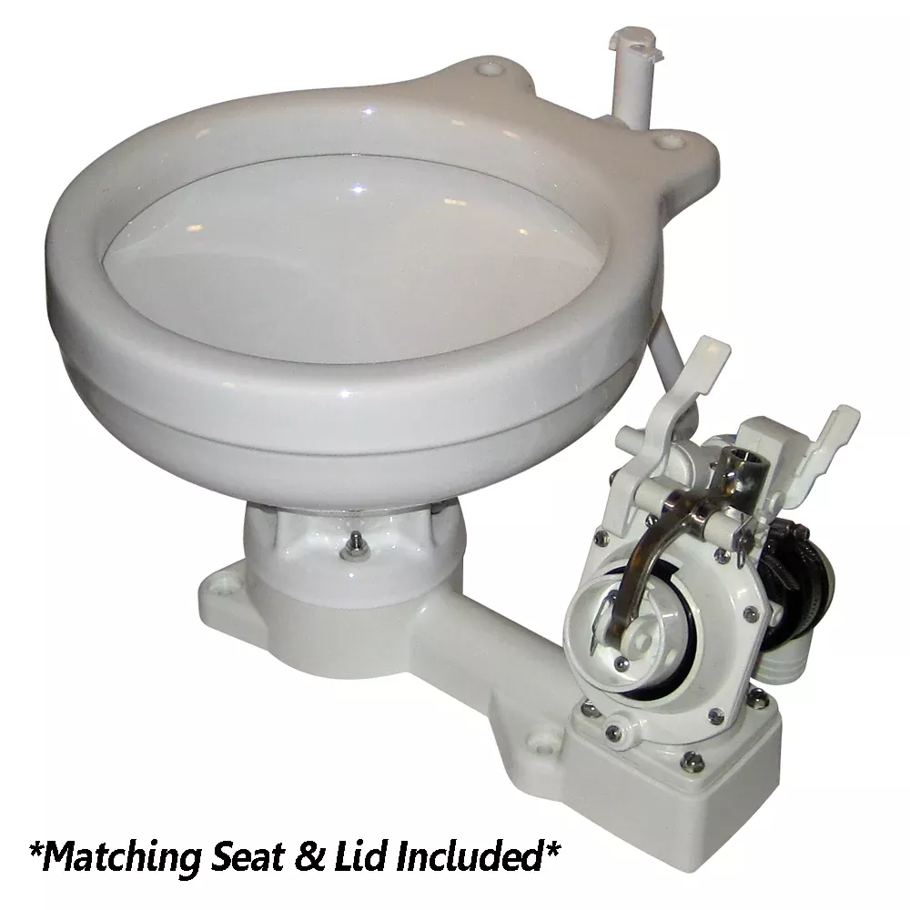 Raritan Fresh Head – Fresh Water Flush – Manual – Household Style – Right Hand Operation | 25H00