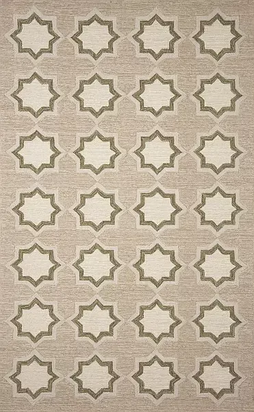 Ravella Everywear™ Rug - Geo Star Green