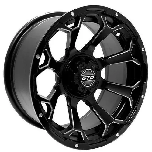 Raven Wheel, 14X7, Matte Black/Ball Mill