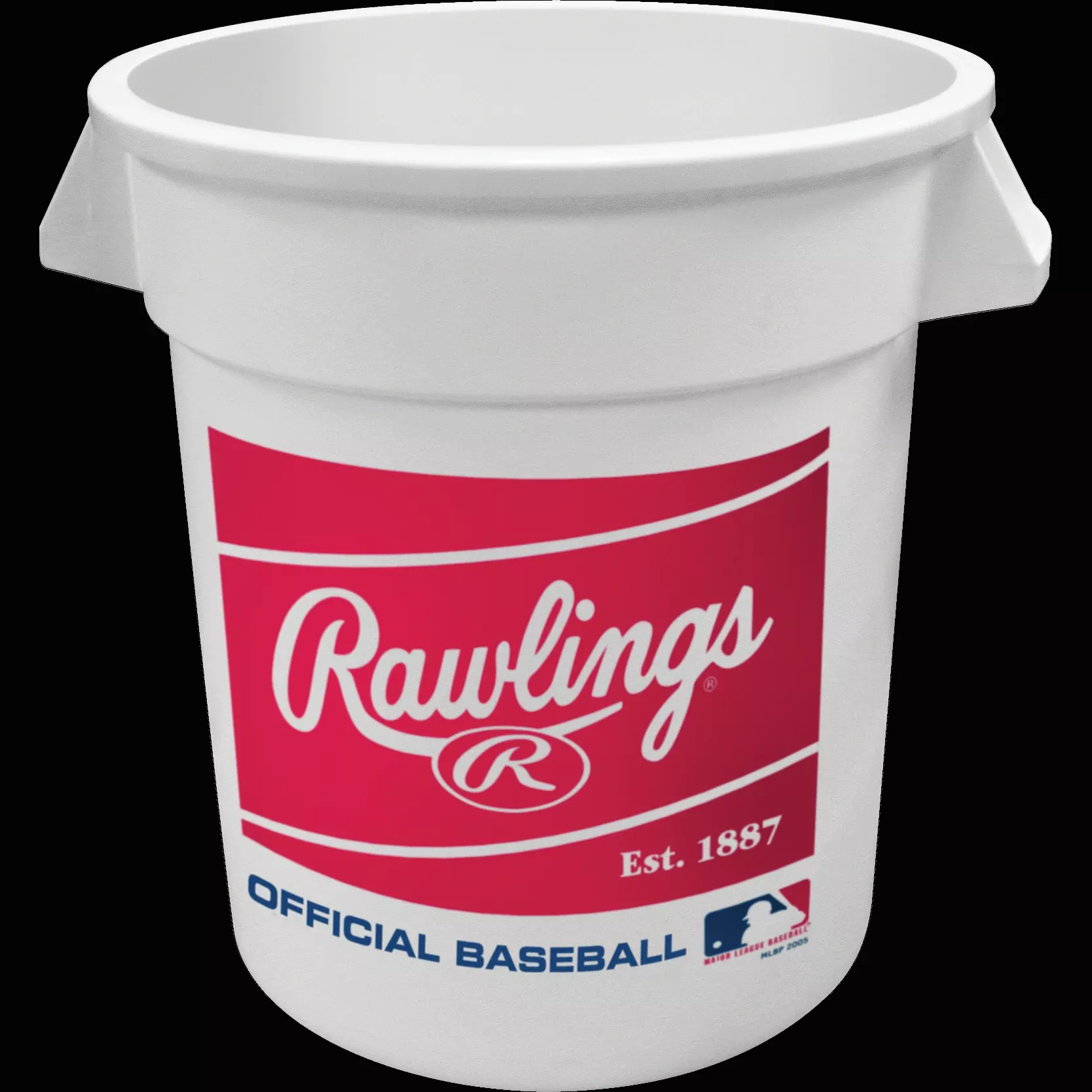 Rawlings 6 Pack of 10 Gallon Baseball MLB Big Buckets (Balls sold Separately)