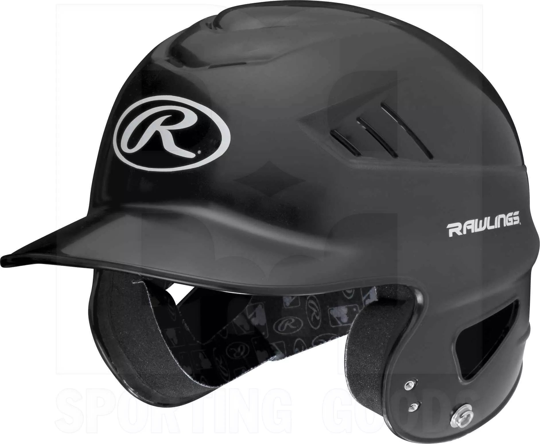 Rawlings Coolflo Molded Baseball Batting Helmet 6 ½” – 7 ½” Black