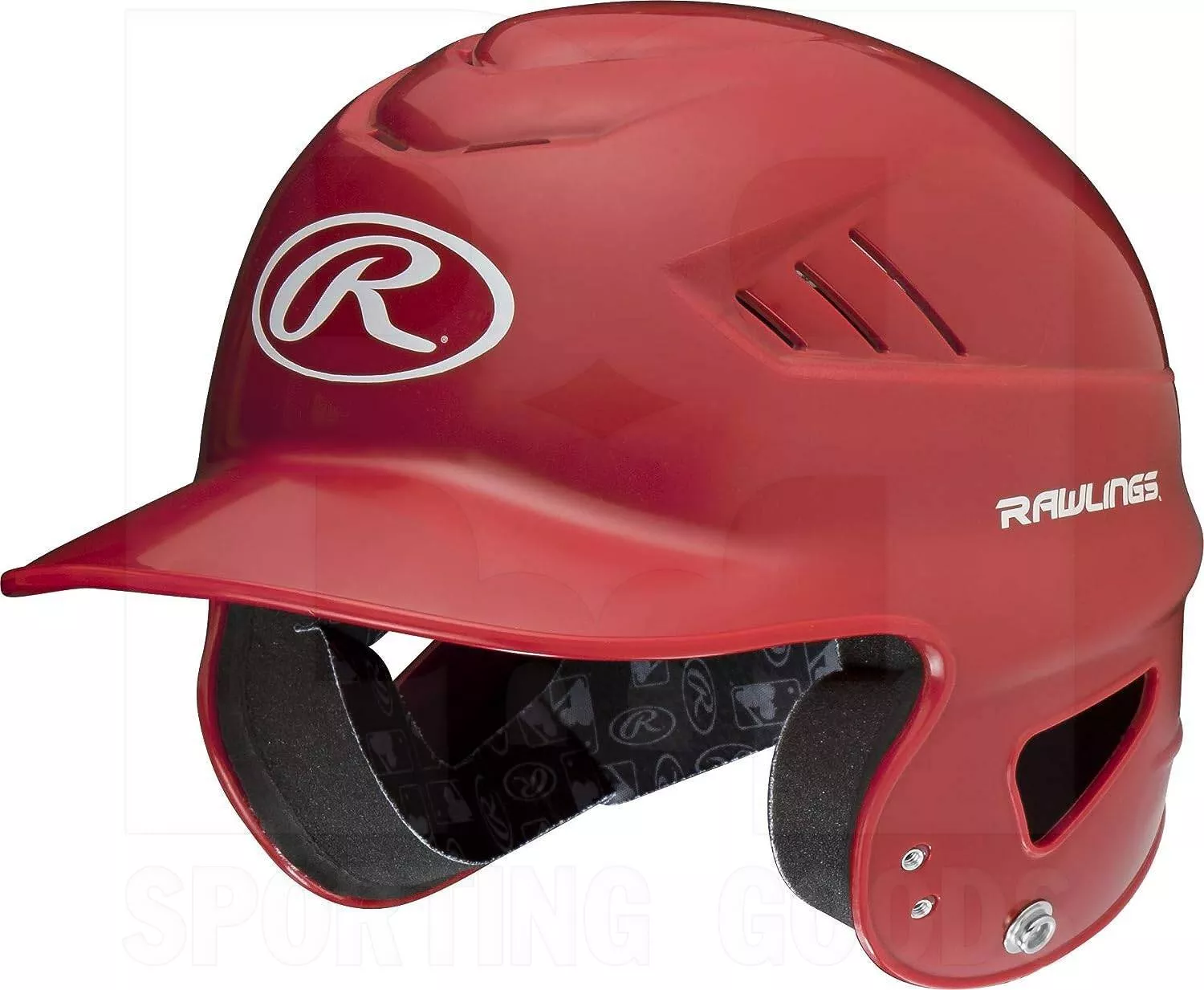 Rawlings Coolflo Molded Baseball Batting Helmet 6 ½” – 7 ½” Scarlet