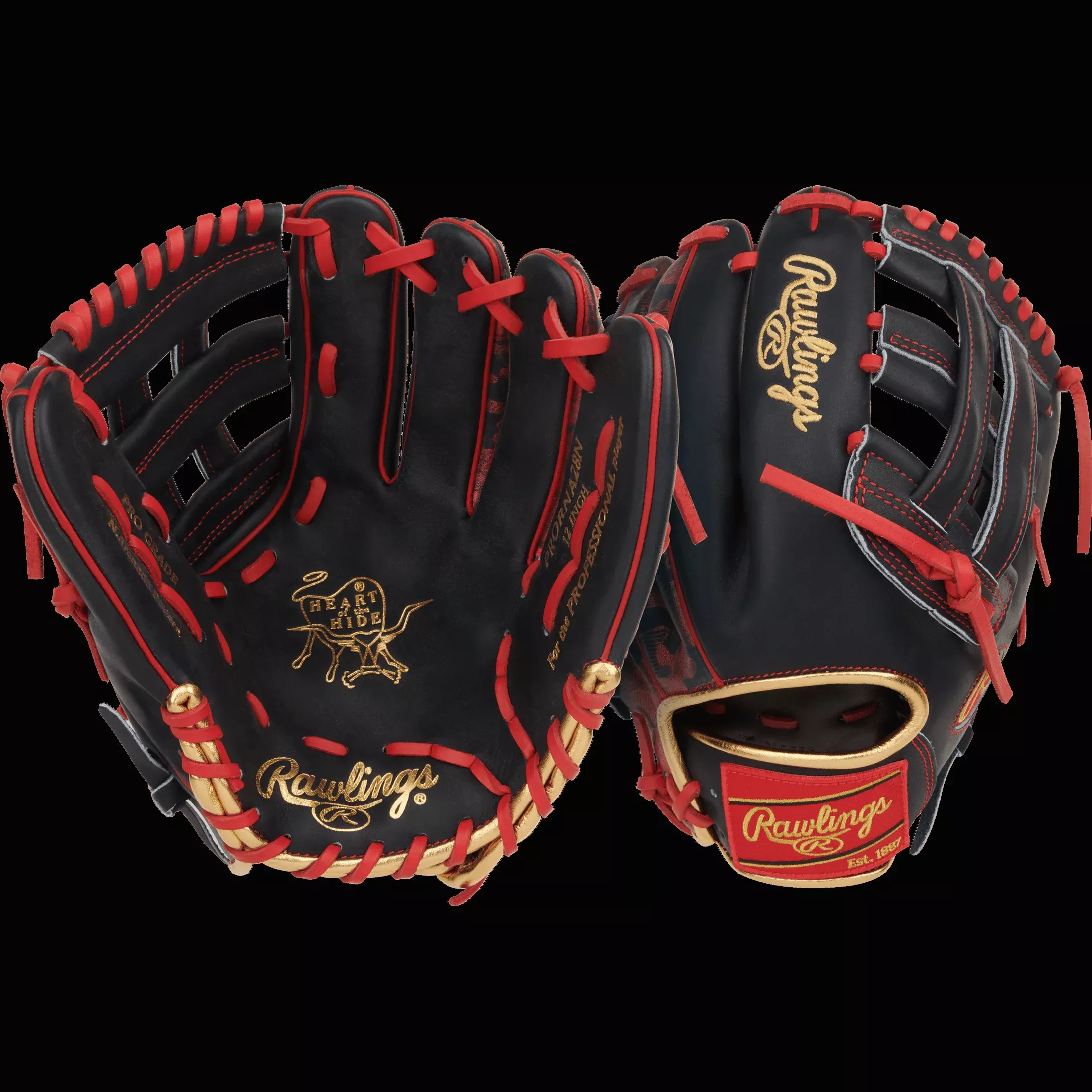 Rawlings Heart of the Hide 12″ Utility Baseball Glove
