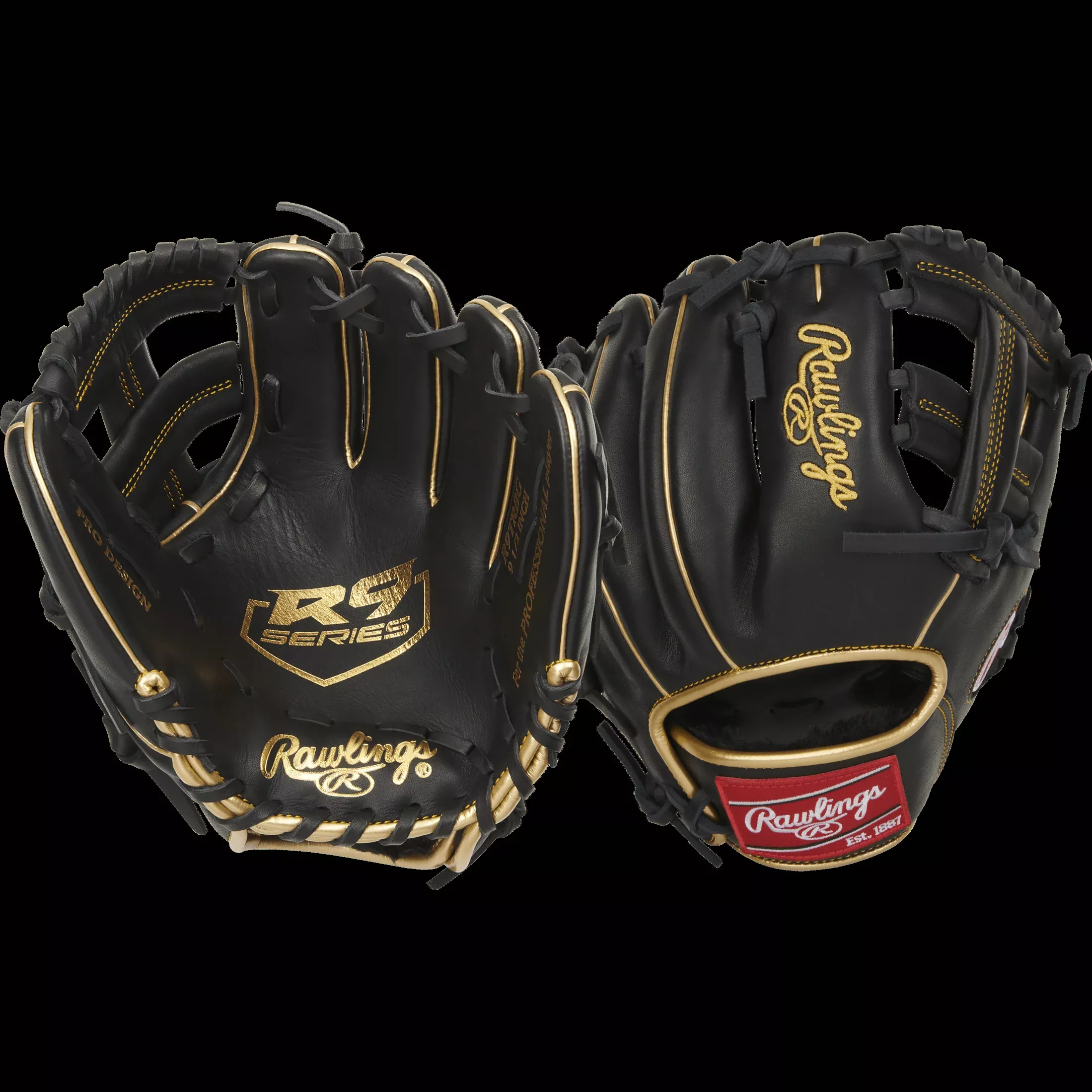 Rawlings Youth R9 9.5″ Infield Baseball Glove