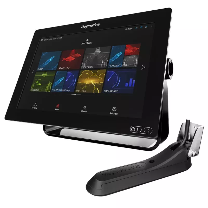 Raymarine Axiom 12 RV – 12 Chartplotter Combo w/RV-100 Transducer
