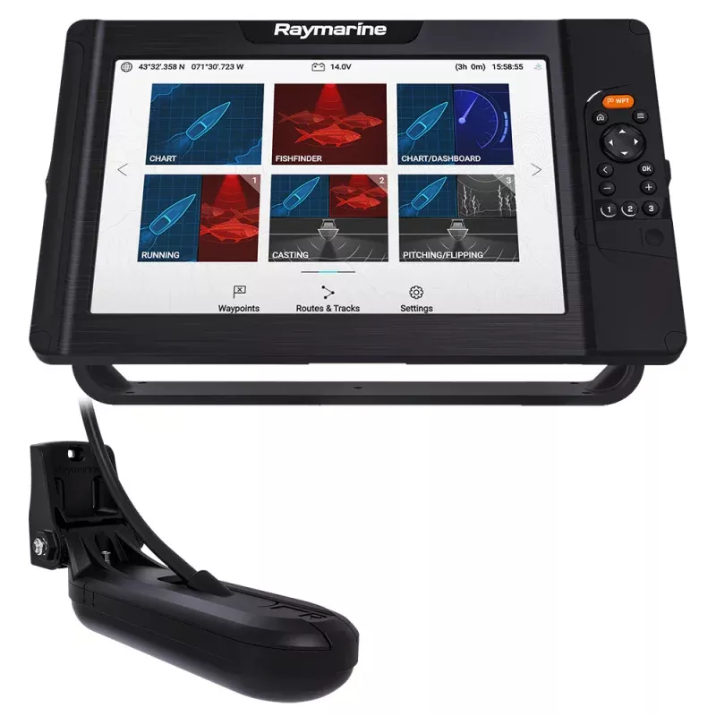Raymarine Element 12 HV Combo w/HV-100 TransducerNav+ USCanada Chart