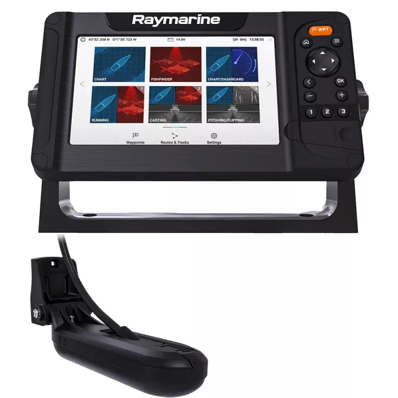 Raymarine Element 7 HV Combo w/HV-100 TransducerNav+ USCanada Chart