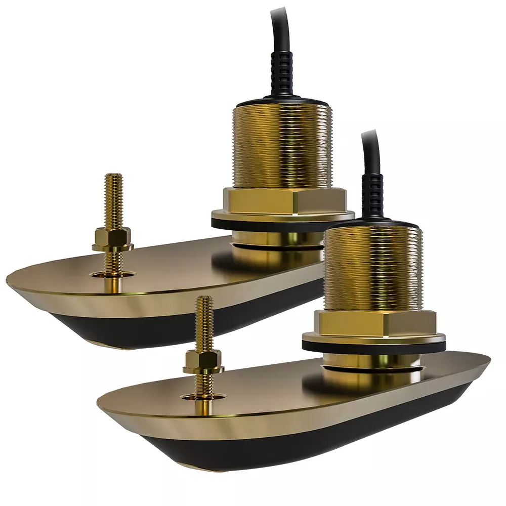 Raymarine RV-212 RealVision 3D Bronze Thru-Hull Transducer Pair Pack – 12 – 8M CableY-Cable [T70318]