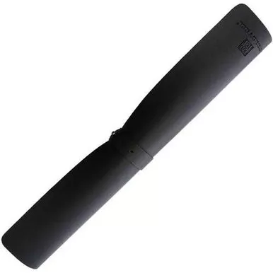 Real Steel Black Leather Knife Display Mat