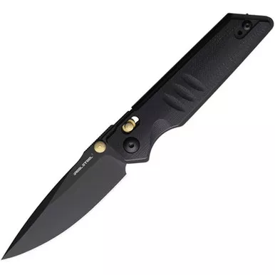 Real Steel Sacra Slide Lock Blackout Folding Knife