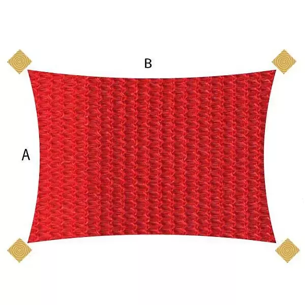 Rectangle Commercial 95 Shade Sails
